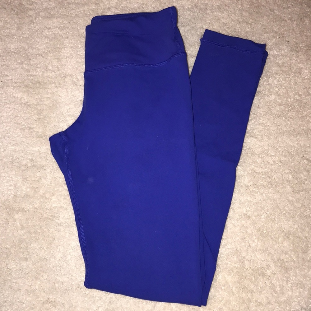 Electric Blue Workout Leggings